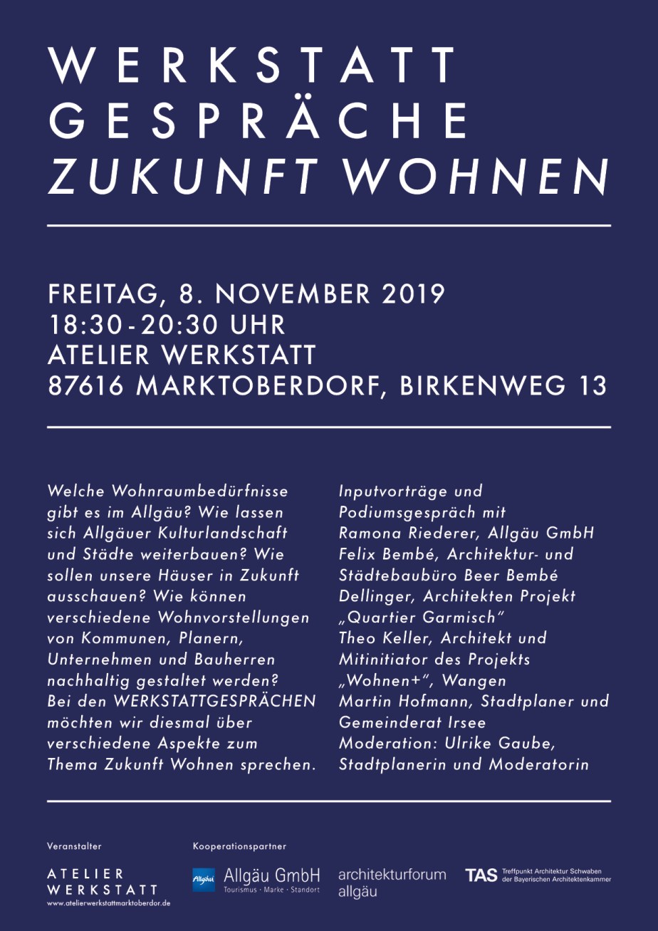 191108_werkstattgesprächezukunftwohnen_plakat_blau